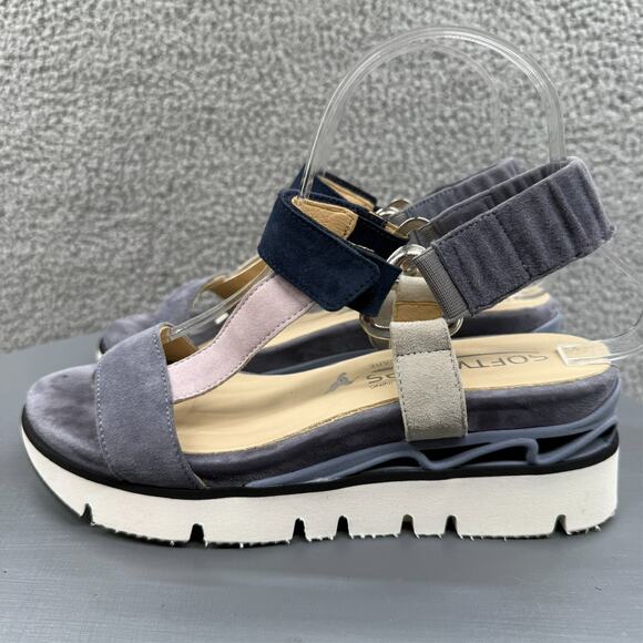 Softwaves Women's Suede Platform Sandal Calipa 02 Size 38, US 7.5-8 - Picture 4 of 15